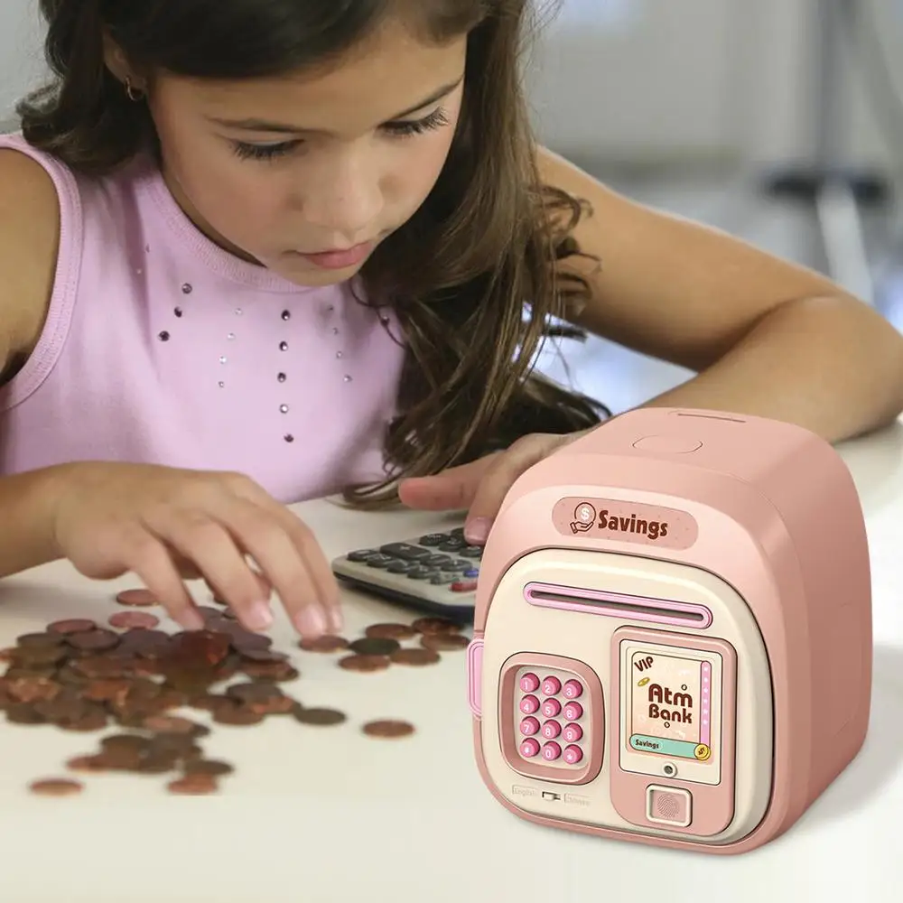 Kids Atm Bank Cash Bank Electronic With Password Lock Money Bank For Kids 16 Kids Atm Bank Cash Bank Electronic With Password Lock Money Bank For Kids