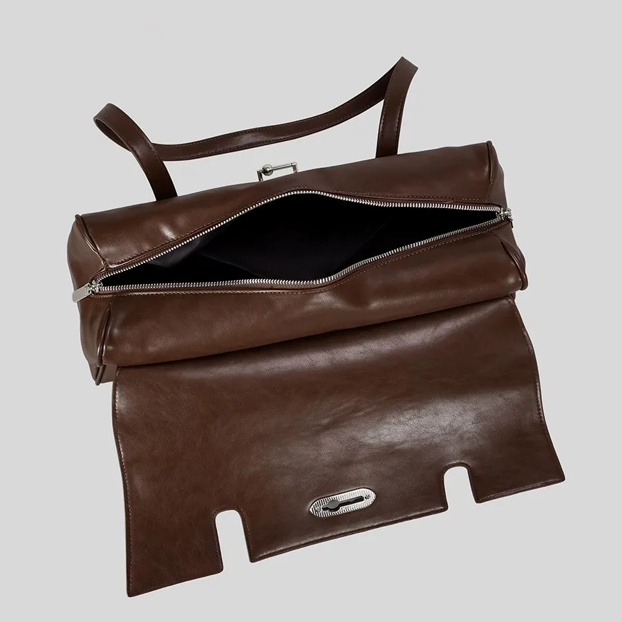 2025 Luxury woman new fashion Shoulder bag soft leather square fashion tote bag leather Fashionable Handbag underarm bag