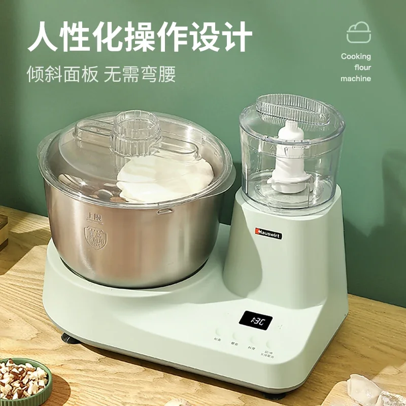 Mixing Machine Small Household Dough Kneading Machine 5 Liters Capacity Multifunctional Meat Grinder Automatic Cooking Machine 5