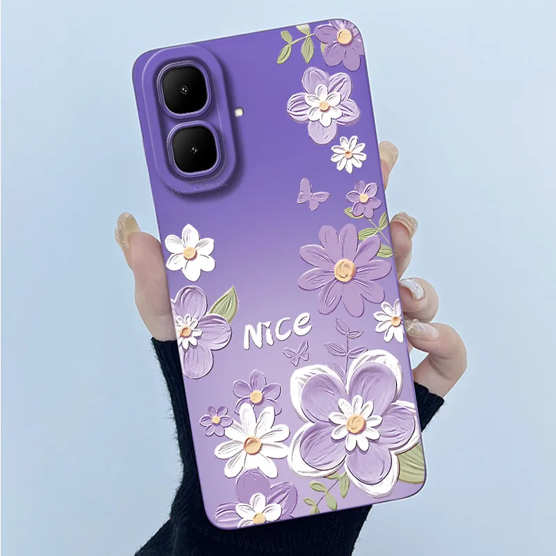 Fashion Simplicity Oil Painting Soft Silicone Phone Case Back Shell Cover