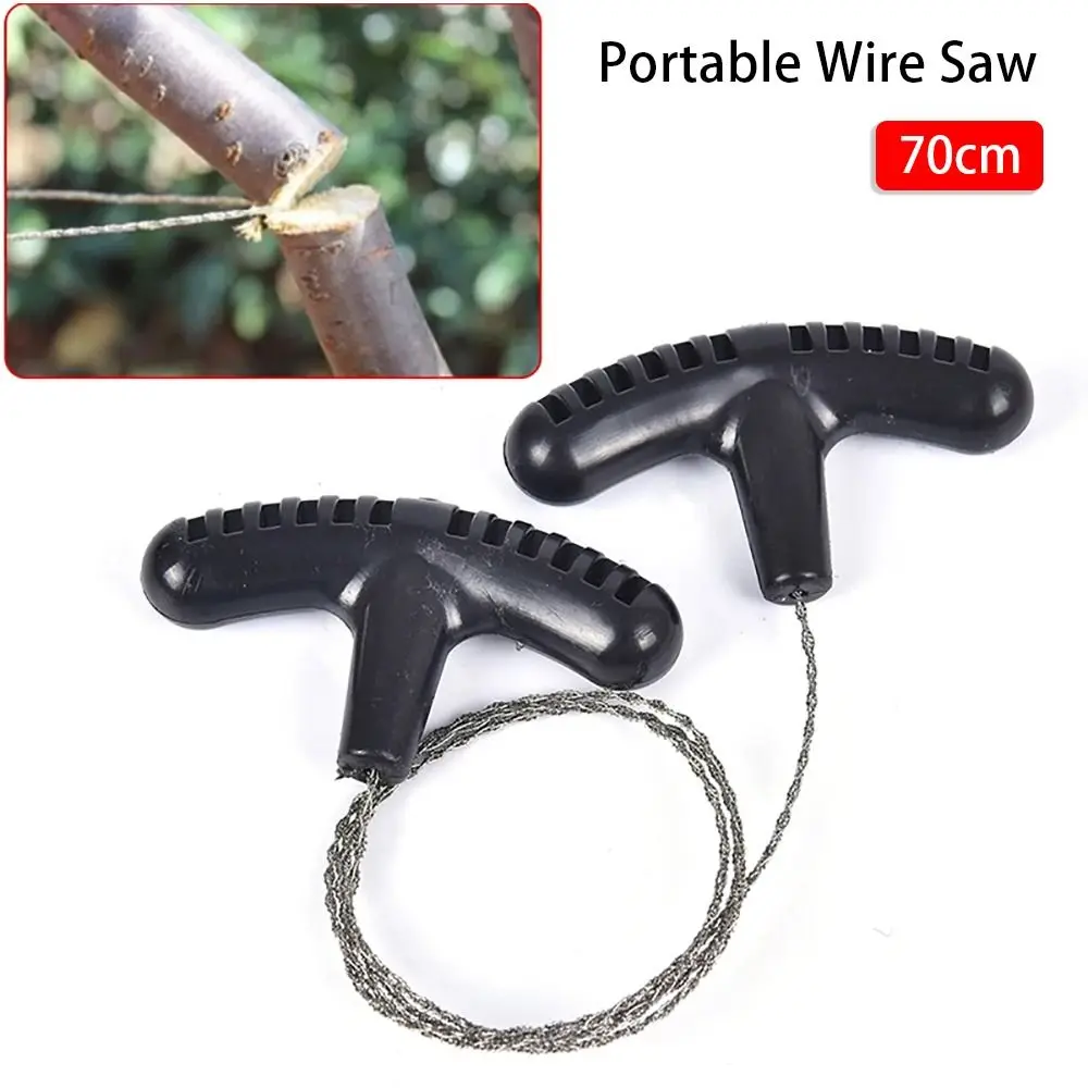 1PcsStainlessSteelWireSawSurviveToolOutdoorCampingHiking