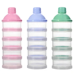 Distributeur Portable de lait en poudre, 4/5 grilles, conteneur de stockage de céréales essentielles, boîte de rangement de lait en poudre pour bébé en bas âge 