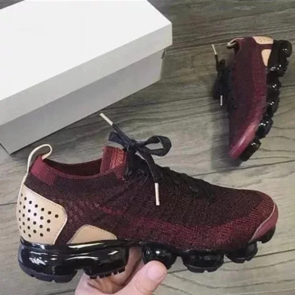 Women Mesh Breathable Sport Sneakers Ladies Casual Light Outdoor Shoes Female Platform Running Walking Shoes Sneakers Women 51-Wine Red