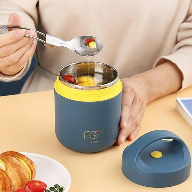 Stainless Steel Vacuum Thermal Lunch Box Insulated Lunch Bag Food Warmer  Container Thermos Soup Cup Bento Box For Kids Student - Lunch Box -  AliExpress