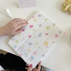 Custodia tablet stellata scintillante con slot per penna - Adatta universalmente