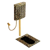 #Golden Squat Toilet Bathroom Toilet Potty Chair Type Water Tank European Style Toilet 1