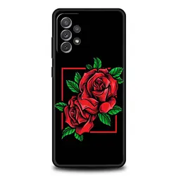 Elegant Red Roses Phone Case - Vibrant Floral Design Cover - Samsung A21s (A4)