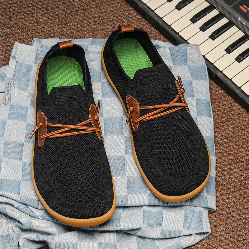 Plus Big Size 51 52 53 54 Wide Box Barefoot Shoes Men Minimalist Zero Drop Breathable Mesh Shoes Outdoor Trail Running Walking 3