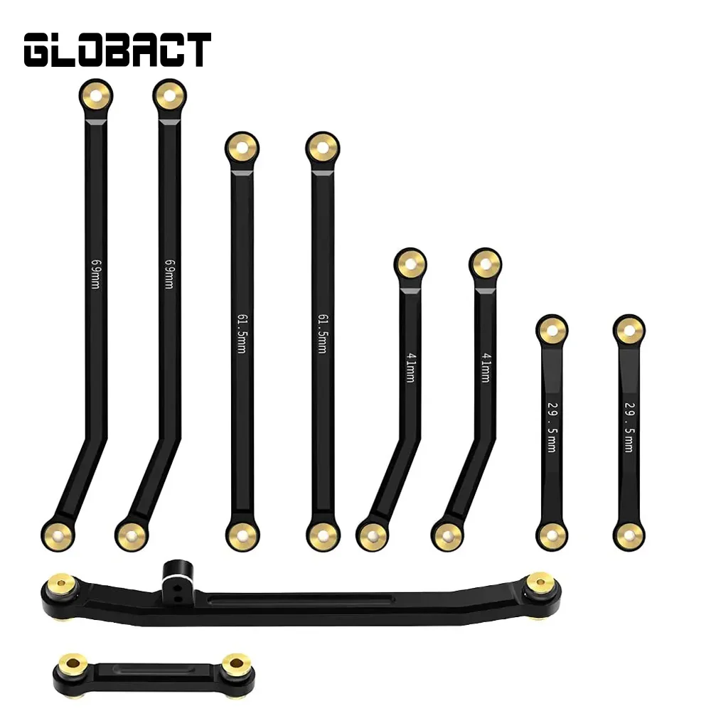 

Шатуны из алюминиевого сплава GLOBACT с высоким зазором, Комплект сцепления для 1/24 Axial SCX24 Deadbolt AXI90081, детали для радиоуправляемых автомобилей