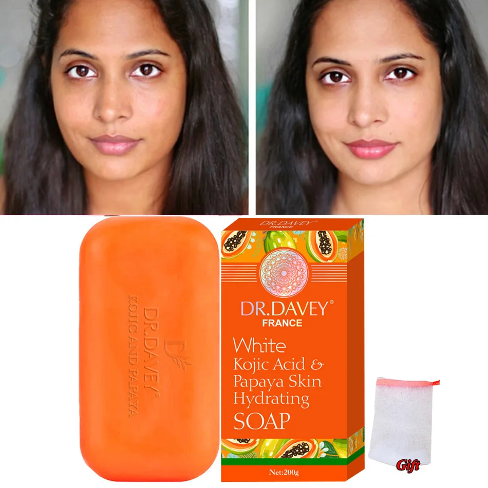 Sdotter 200g Kojic Acid & Papaya Skin Brightening Soap Dark Spots for