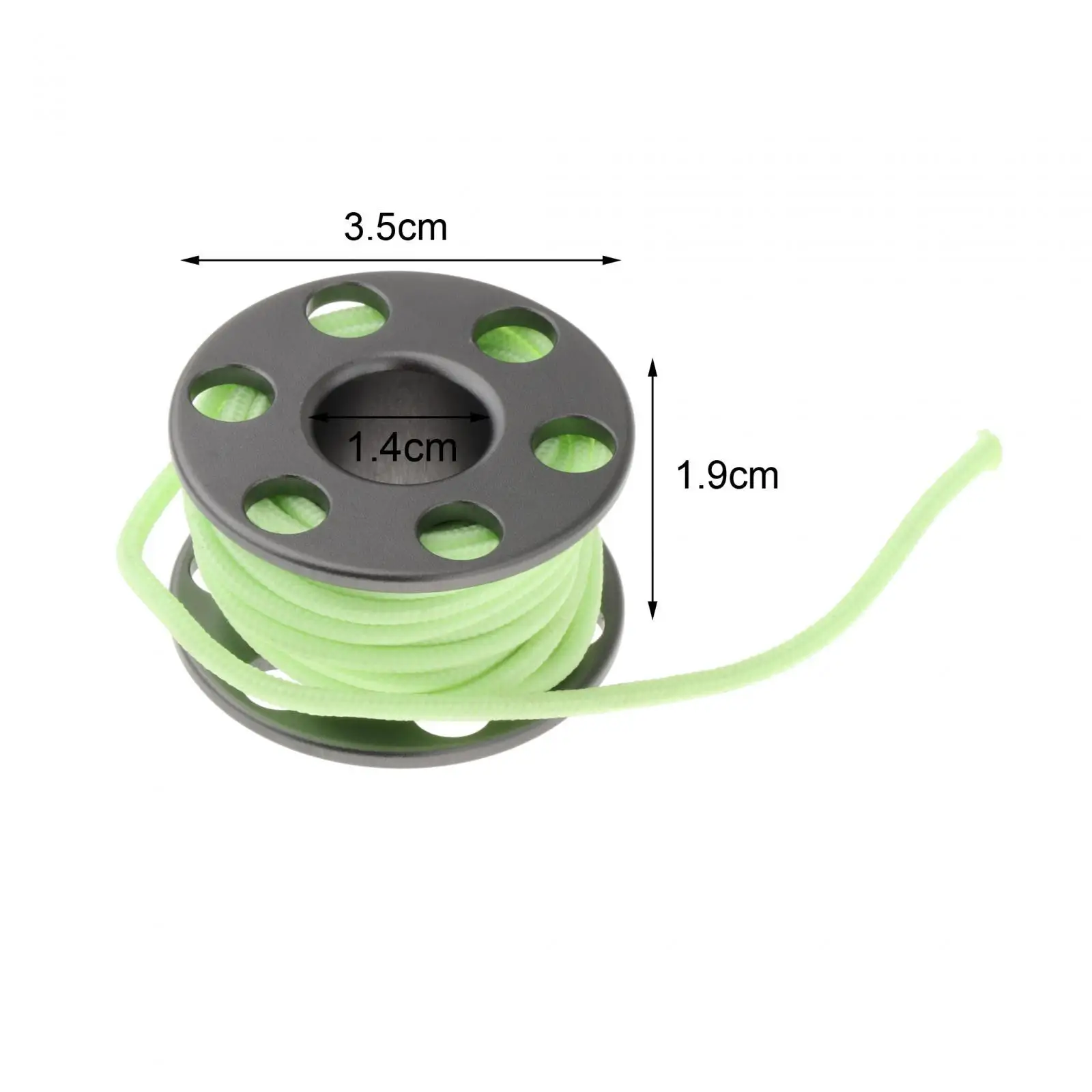 Finger Spool Dive Reel with 6.56ft Line Portable Scuba Diving Finger Spool Reel for Underwater Accessory for Adult Men Women