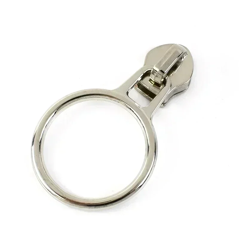 Silver Nylon Zipper Puller Repair Kit – Versatile Hardware Accessories for Jackets, Pockets, and Handbags