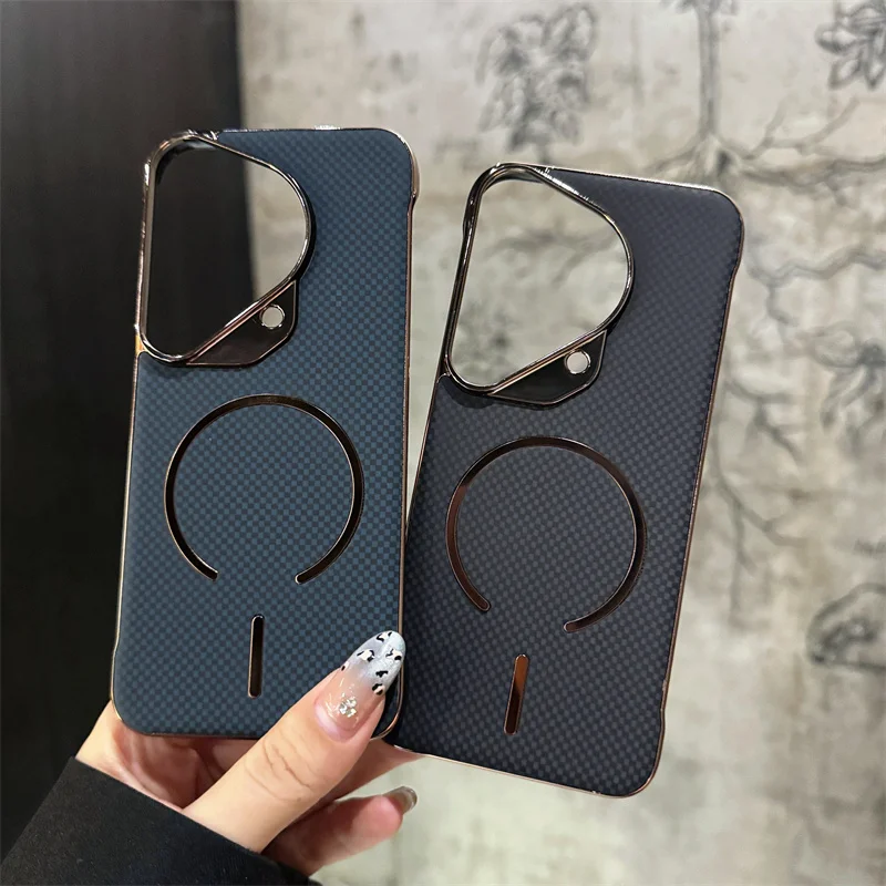 Slim Matte Frameless Magnetic Wireless Charging Case Cover