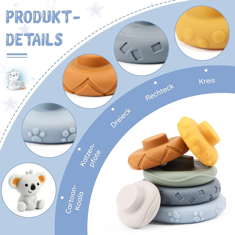 Koala Stacking Learning Toy 2