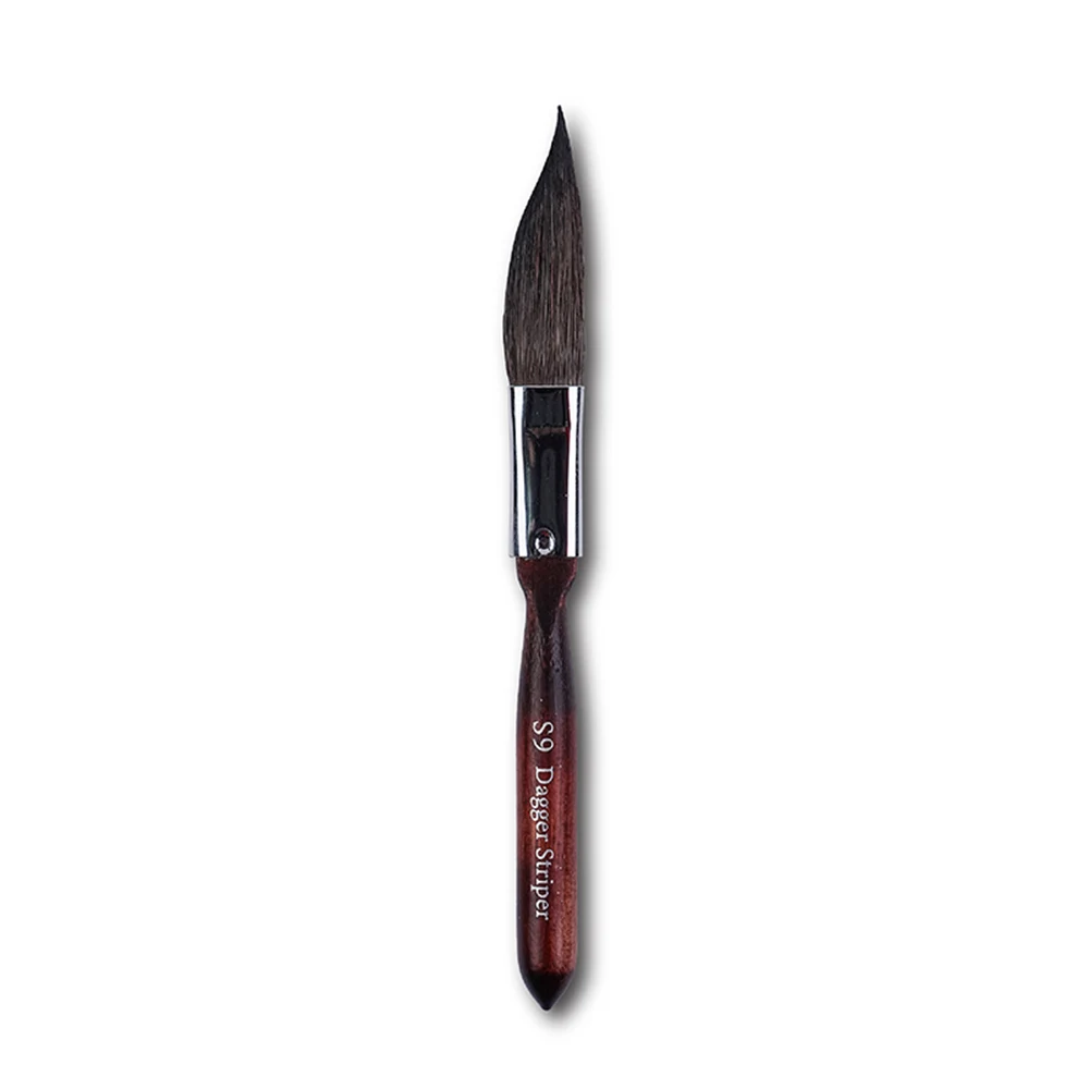 Artsecret Mini Dagger Oval Flat Squirrel Hair Watercolor Brushes Set Professional Painting Brush for Painting Art Supplies 5
