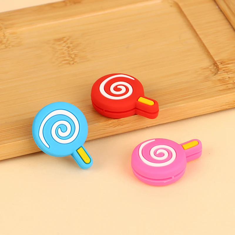 Cartoon Lolly Shape Silicone Tennis Racket Shock Absorbers