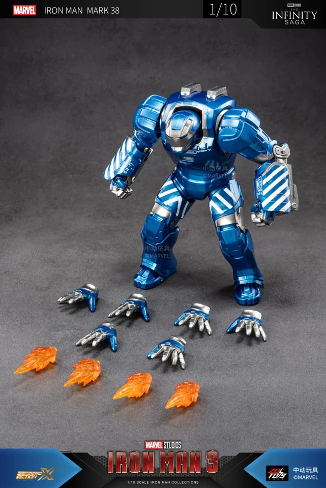 COMICAVE 1: 12 Super Alloy CS Blue/Red Man MK38 Toy Action Figure COMICAVE 1: 12 Super Alloy CS Blue/Red Man MK38 Toy Action Figure