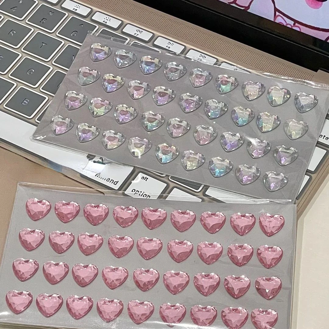 3D Stickers 3D Heart Diamond Sticker 3d stickers 3d wall stickers