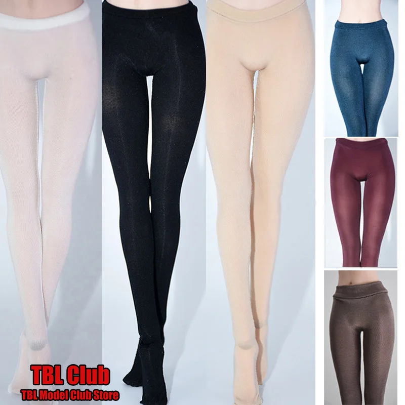 

1/6 Female Soldier Sexy Ice Silk Pantyhose Leggings Pants Stockings Model Accessories Fit For 12'' PH TBL Moveable Figure Body