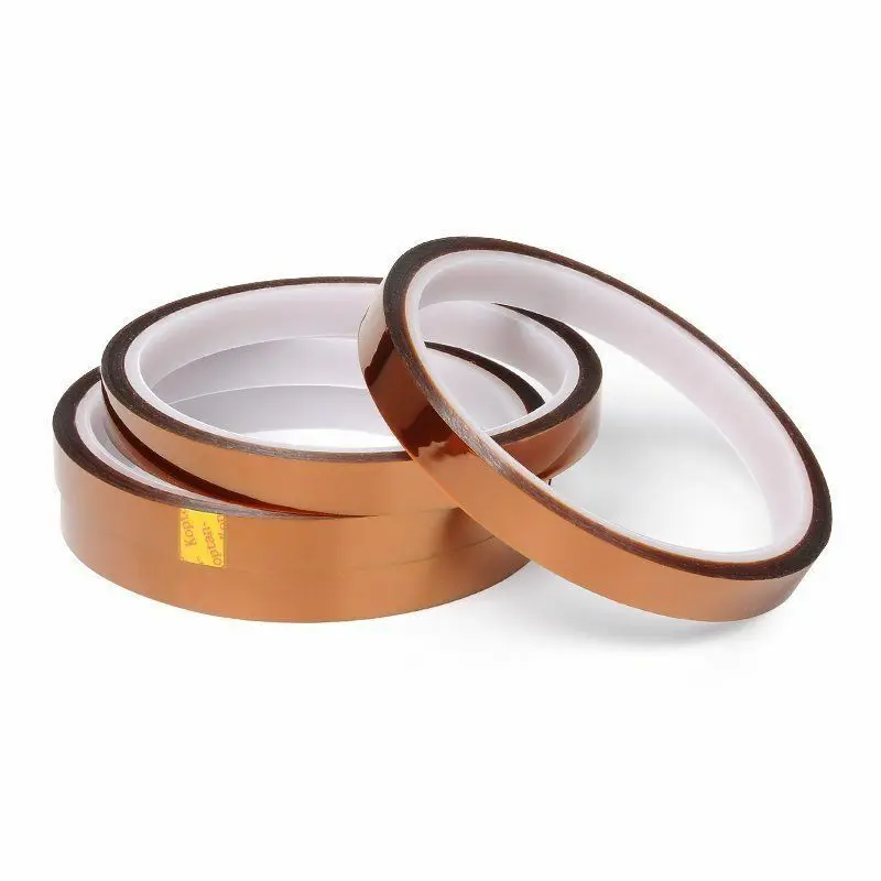 1PC 25 Sizes Professional 30M Heat Resistant High Temperature High Insulation Electronics Industry Welding Polyimide  Tape