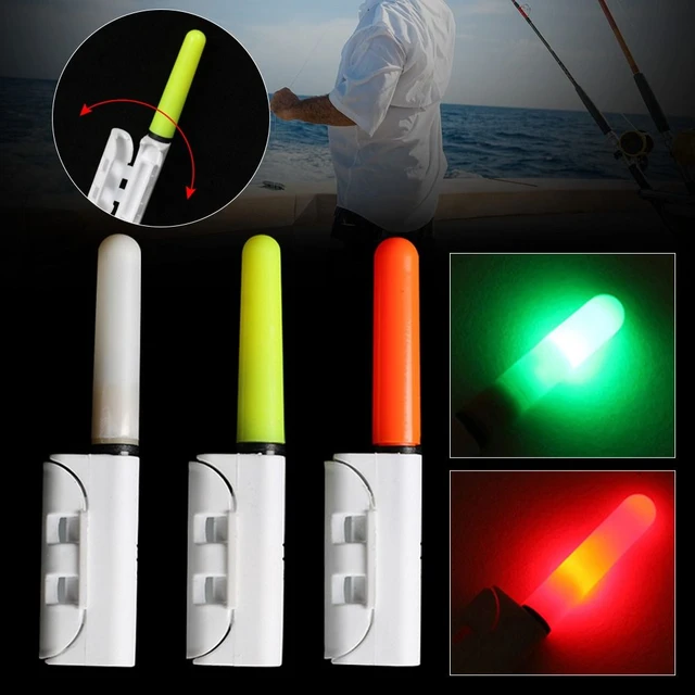 Fishing Rod Alarm Light Luminous Stick Sea Fishing Rod LED Light with Bells  Ring Color Change Waterproof Float for Night Fishing - AliExpress