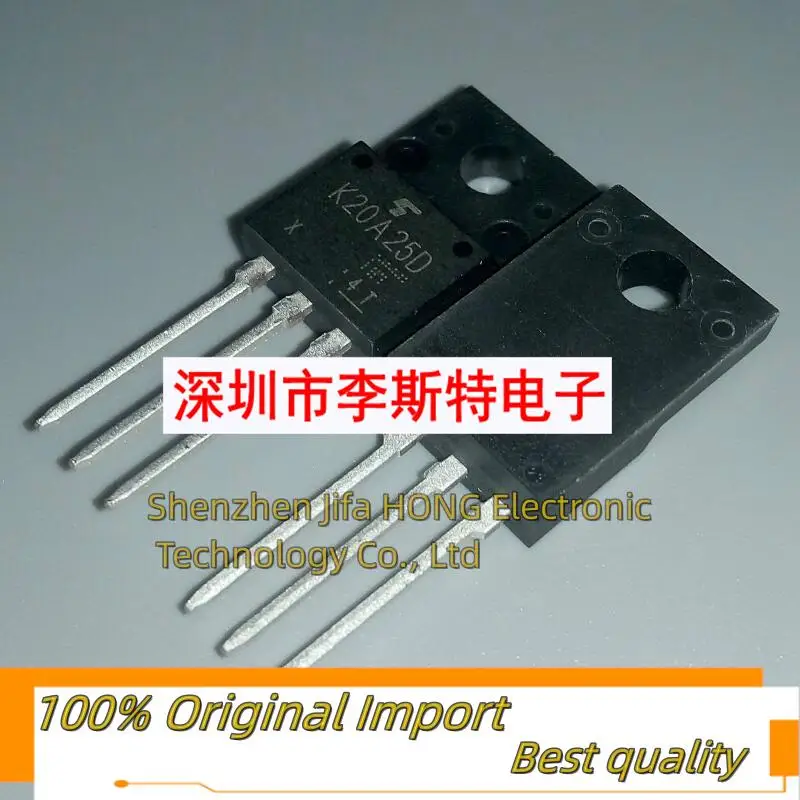 

10 шт./лот K20A25D TK20A25D TO-220F 250V 20A импортные оригинальные лучшее качество