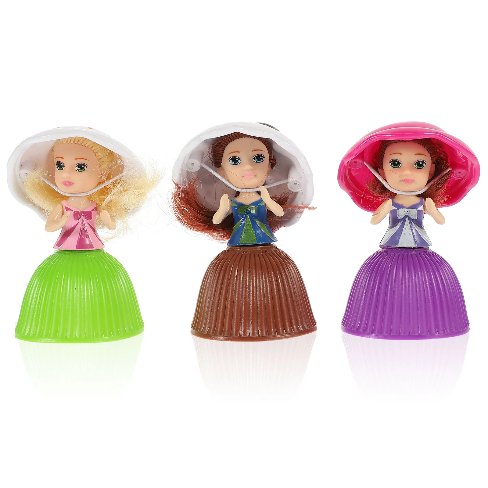 

3pcs Mini Cupcake Surprise Cupcake Gift Toys (Random Color and Style)