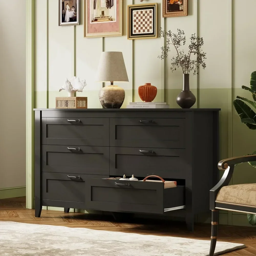 Retro 6-Drawer Dresser 4