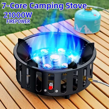 7-Core High-Power Portable Camping Stove 1