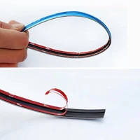 3M/5M Chrome Moulding Trim Car Door Protector Stickers Strip Bumper Grill Car Anti-Collision Tape Door Edge Guard Plate Sticker 3