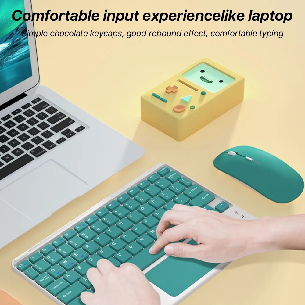 Bluetooth Keyboard Touchpad iPad Pro Mini Smart Phone Computer Gaming Wireless Rechargeable Devices Tab Tablet Laptap wireless keyboard wireless keyboard mouse tablet keyboard ipad keyboard tablet keyboard case bluetooth keyboard case