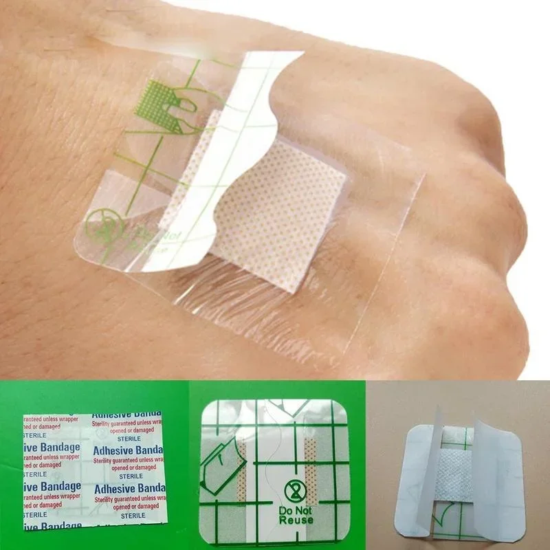 Adhesive Square Wound Sticker Waterproof First Aid Care Outdoor Emergency Bandage 50/100pcs first aid kit wound bandage medical wound dressing tattoo adhesive bandages
