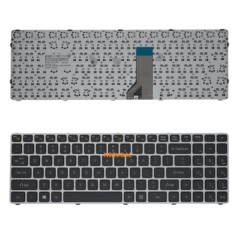 

Стандартная Клавиатура для ноутбука US для Hasee K570C K610D S500 X3P X3pro рh 2 QTS502