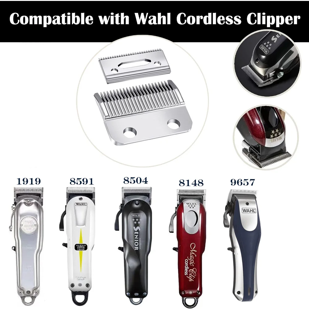 45mm Wide Large Professional Barber Hair Clipper Blade for WAHL & Andis Super Taper Replacement General Blade Set barber hair clipper blade
