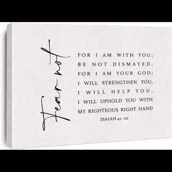 Isaiah Bible Verse Canvas Print 1