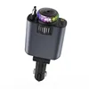 Upgraded Fashionable 5 in 1 Car Charger with Two Expansion Cables and Multifunctional Cigarette Lighter Plug for Fragrance Spray 6
