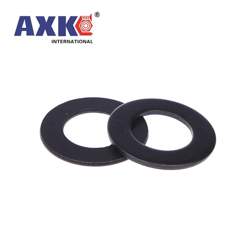 M2 M2.5 M3 M4 M5 M6 M8 M10 M12 M14 M16 M20 M22 M24 GB97 DIN125 Black Grade 8.8 Carbon Steel Flat Washer Plain Gasket Pad 5/50pcs carbon steel washers