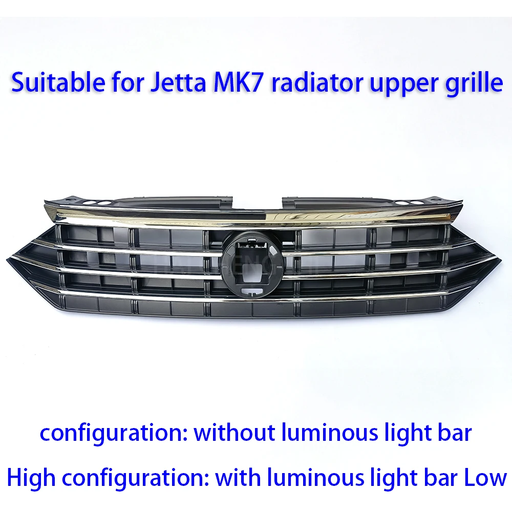 

Черный передний бампер, верхняя решетка радиатора, подходит для Volkswagen 2019-2022 Jetta MK7 17A 853 651