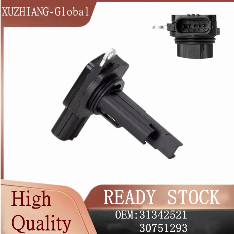 5PIN Mass Air Flow Meter Sensor For VOLVO S60 S80 XC70 II 2 V70 III 3 V60 XC60 D4 T5 T6 2.0 2.0L Hino 31342521 98HL13-284021-BAA