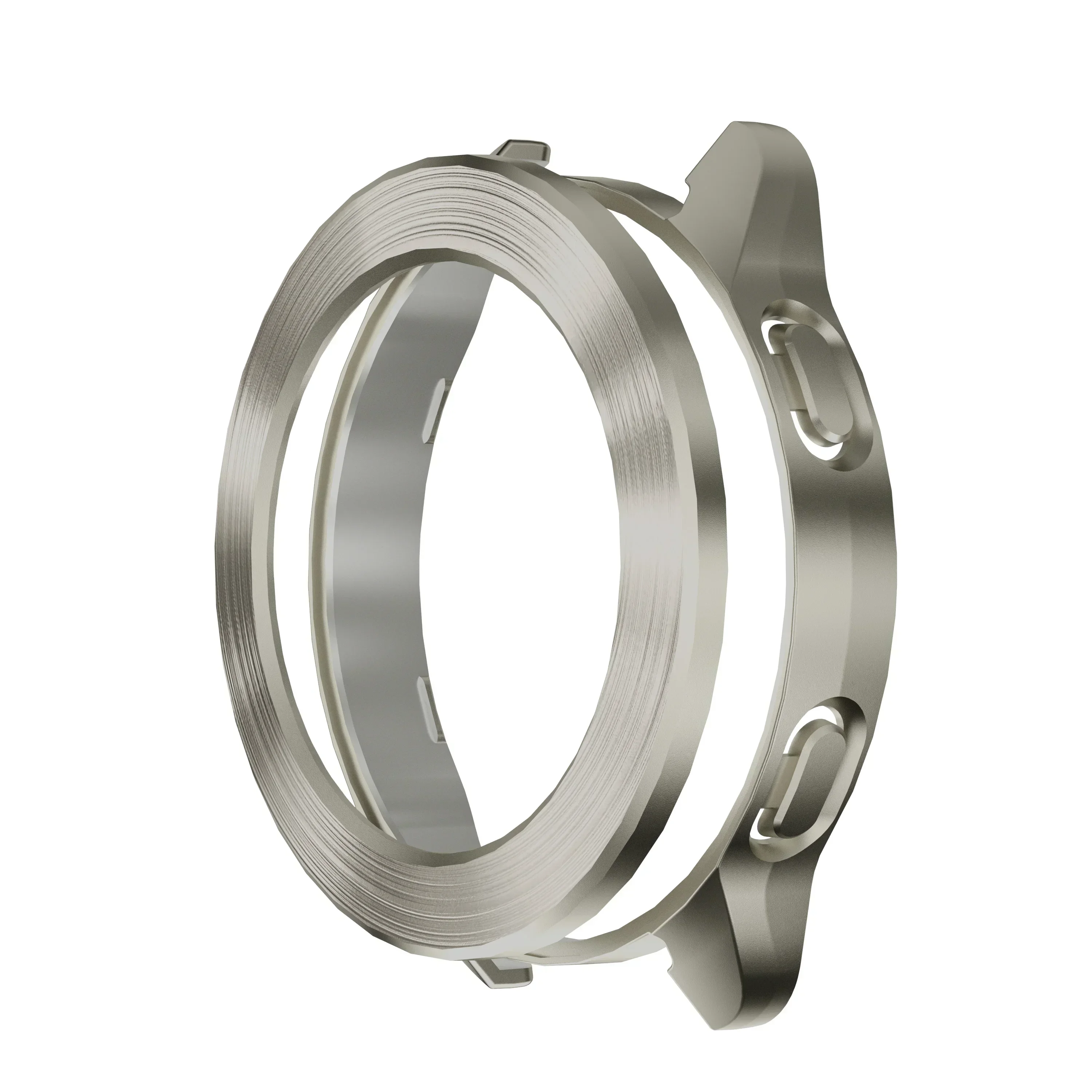 Premium Electroplated Hollow PC Protector Shell with Bezel