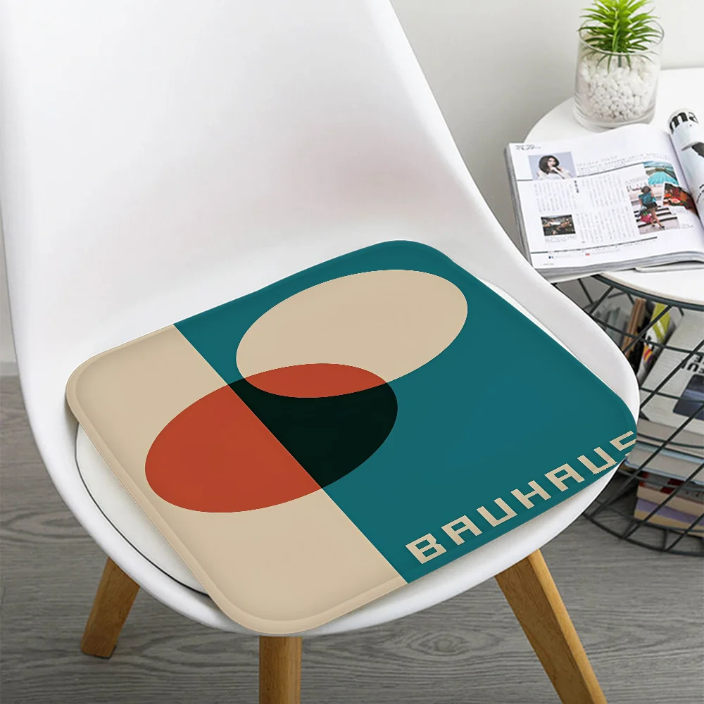 Bauhaus Modern Abstract Geometric Tie Rope Chair Mat Soft Pad Seat Cushion For Dining Patio Home Office Indoor Outdoor Garden 2