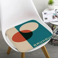 Bauhaus Modern Abstract Geometric Tie Rope Chair Mat Soft Pad Seat Cushion For Dining Patio Home Office Indoor Outdoor Garden 2