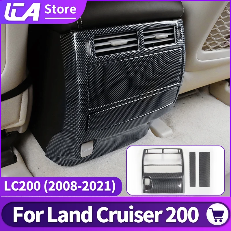 

Armrest Box Kickplate Suitable for 2008-2021 Land Cruiser 200 Rear Air Outlet Decoration Panel LC200 Modification Accessories