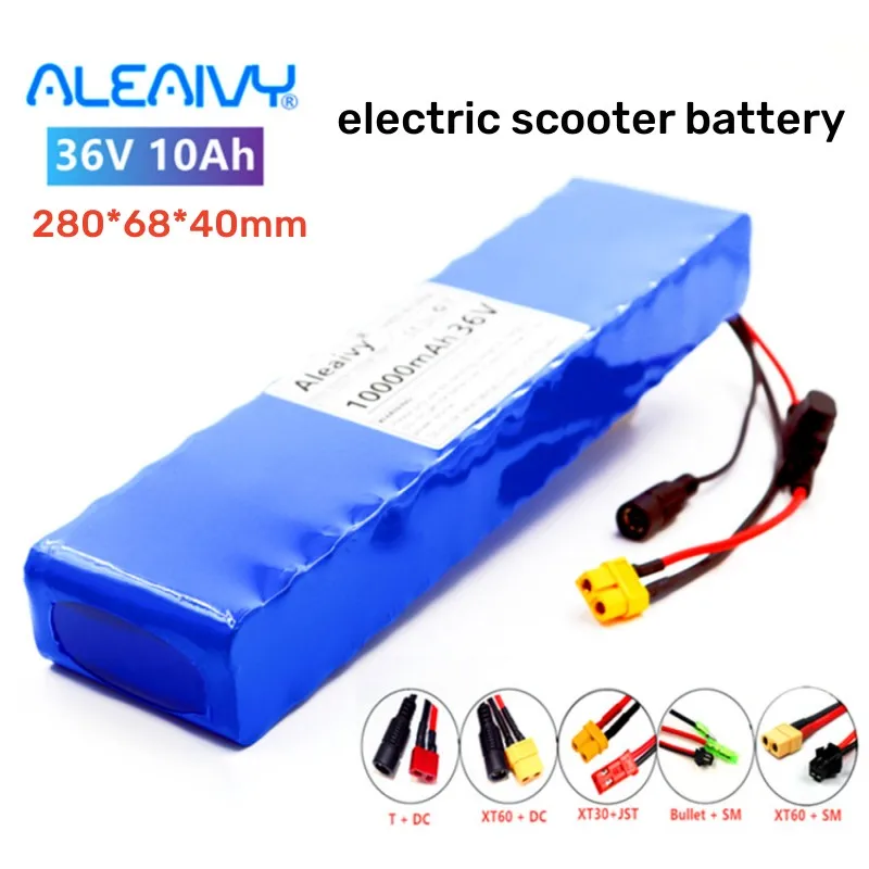

Aleaivy 10S3P 36V 10Ah Battery 350W 600W 42V 18650 Battery Pack for Xiaomi M365 Pro Ebike Bicycle Scooter Inside with 20A BMS