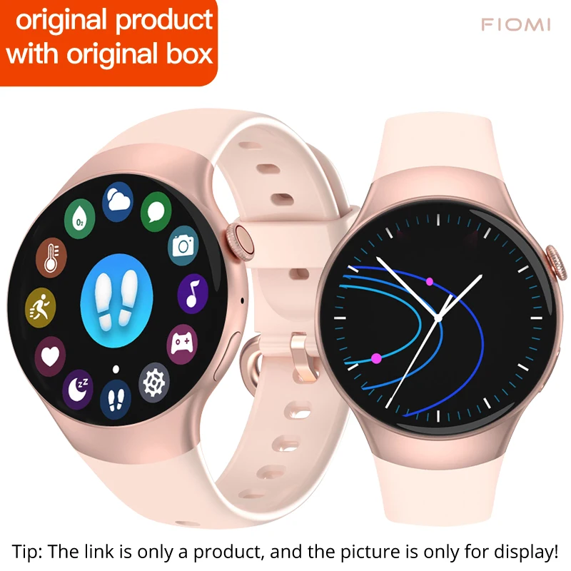 FIOMI L201 Women Smart Watch Bluetooth Call Custom Dial Touch Waterproof newMen Smartwatch For Android IOS Sports Fitness Tracke 