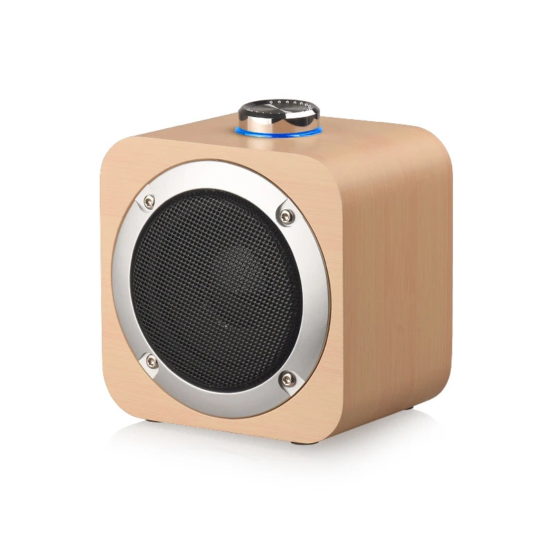 

Vintage Retro 4.2 Bluetooth-compatible Speaker Wooden Surround Stereo Speaker, TWS 5W Speakers for Home, Outdoors, Shower
