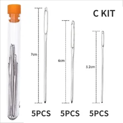 Deluxe Gold Tip Sewing & Knitting Needle Kit for Crafts and Embroidery (C KIT)