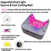 Cute Heart Design Manicure Pedicure Machine LCD Touch Screen Cordless Power Storage Cure UV LED Nail Lamp with Rhinestones 3