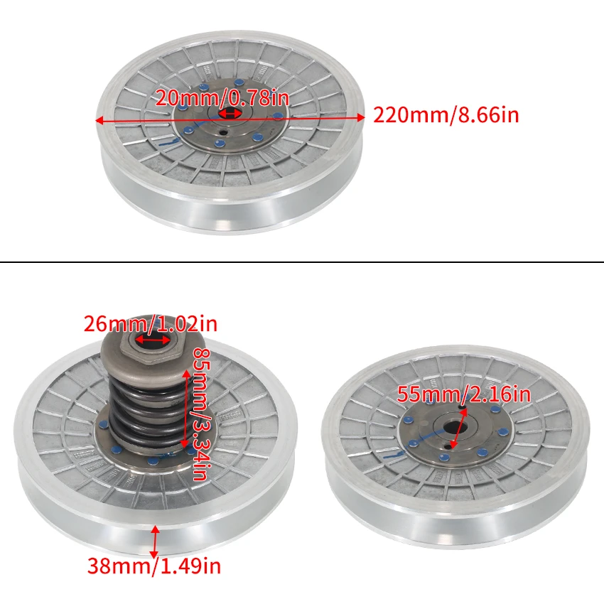 Motorrad Hinterradnabe Montage Für STELS ATV 500 H/500 H EFI/700 H/700 H EFI UTV 500 H/700 H/700 H EFI OEM:LU 020212 Teile – Detail 10