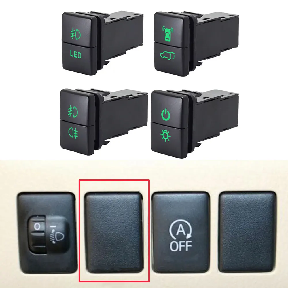 Auto Led Fendinebbia Interruttore Radar Parcheggio Pulsante Faro Di Alimentazione Per Suzuki Jimny 2019-2021 Ignis Spacia Speedwings Accessori